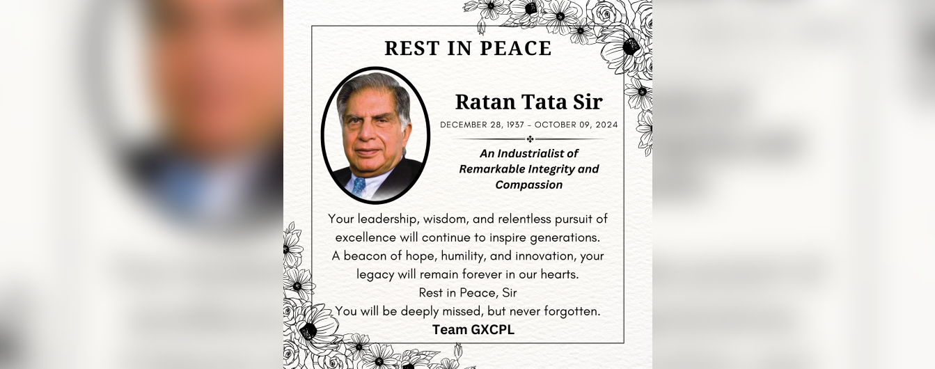 Innovative IT Solutions and Services by GenXCoders Pvt. Ltd. - Condolences on the Loss of Industrialist Icon, Ratan Tata Sir